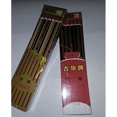 12 HB Pencil + 12 2B Pencil