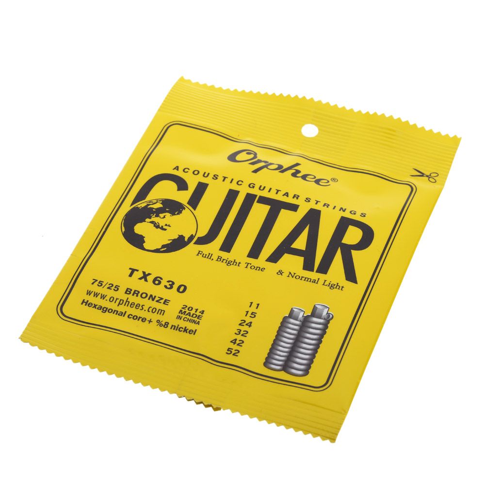 TX630 Acoustic Guitar Strings (.011-.052) 75/25