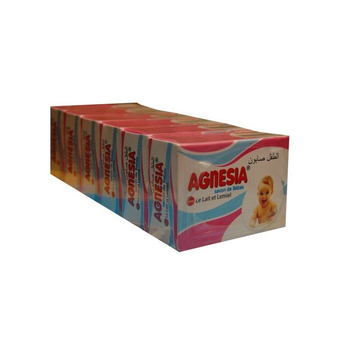 Agnesia Baby Soap With Milk And Honey (Pack Of 6)