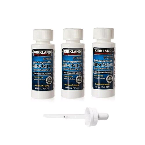 Kirkland Extra Strength Minoxidil 5% - Hair Growth 3 Bottle