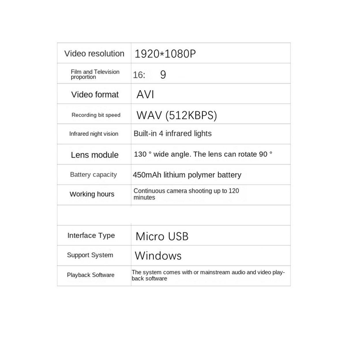 1080P WIFI HD Night Vision Camera Small Invisible 130° Sports Back Clip Camera Outdoor Camera Body Worn Camera Camera,A