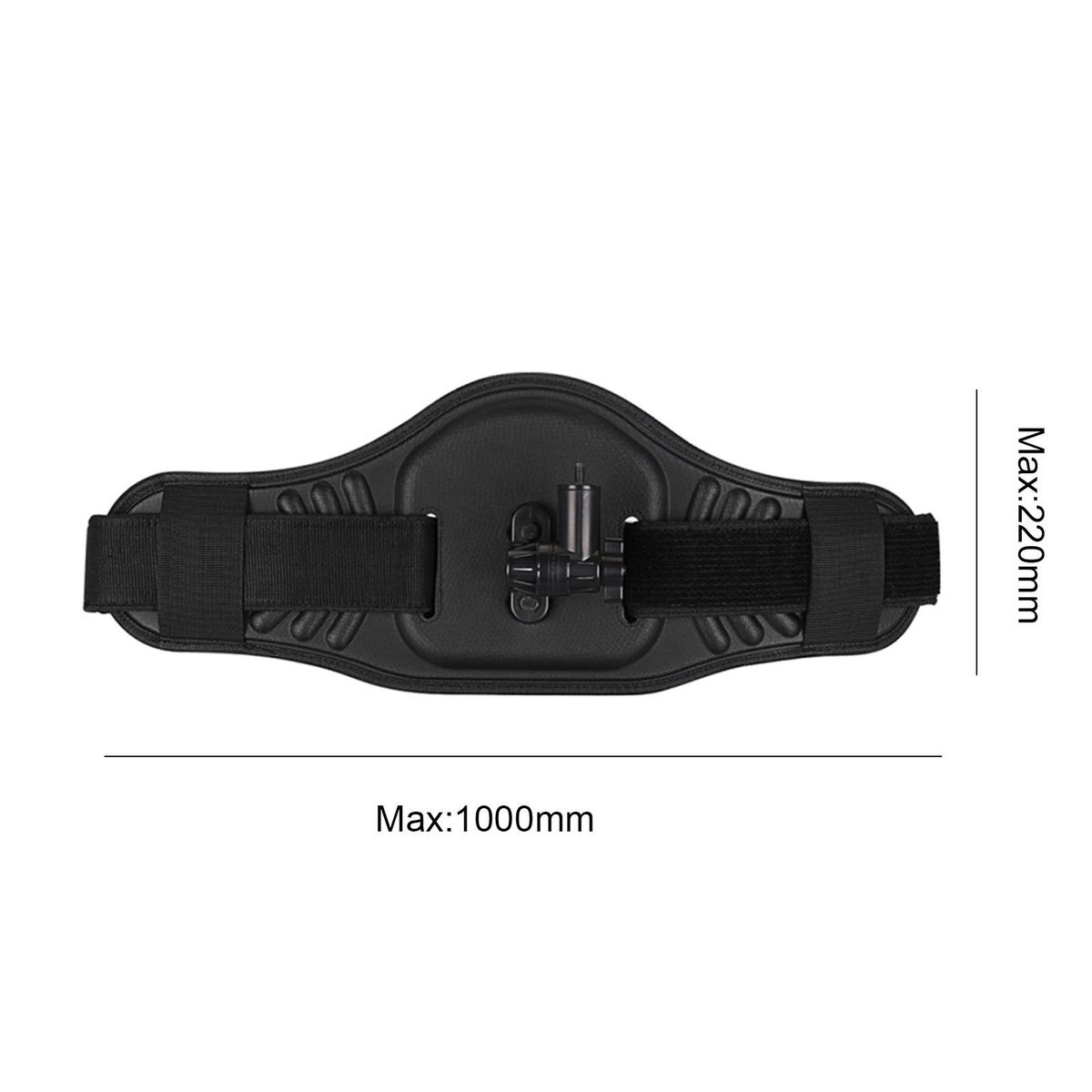 PULUZ Waist Belt Camera Mount S-trap Replacement for GoPro/ Insta360 ONE X/ Theta V/Theta SC36/ Panorama Action Cameras Portable