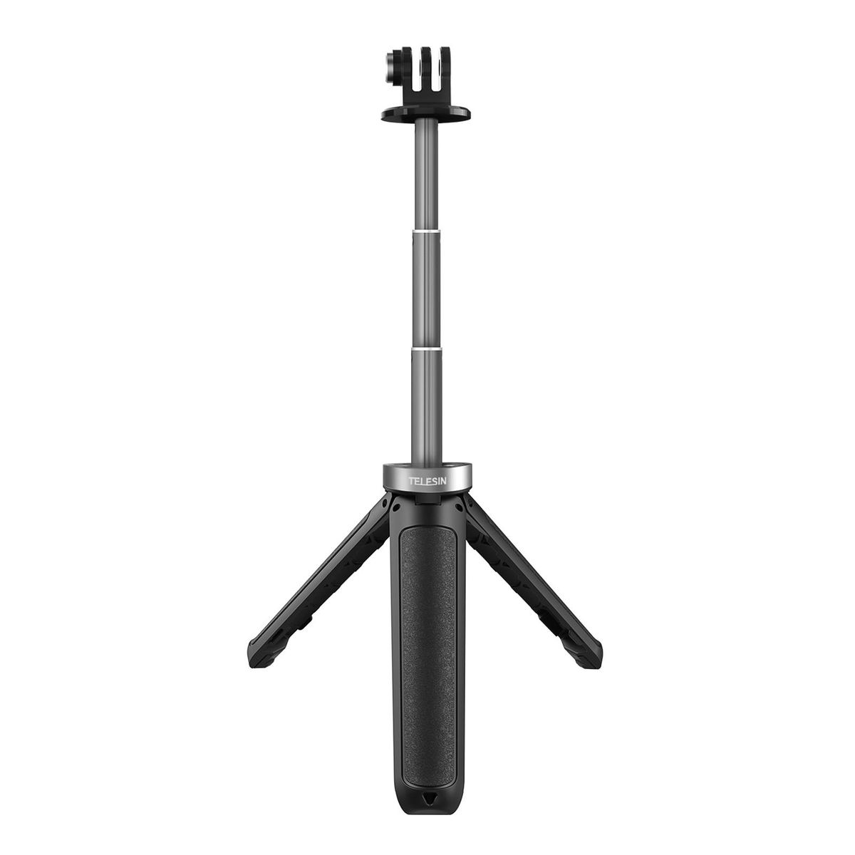 TELESIN GP-MNP-092-X  Mini Action Camera Extendable Selfie Stick Tripod Handheld Photography Bracket Desktop Stand Replacement for GoPro 10/9 / Insta360 One R/ Osmo Action Series Camera Vlog Selfie Live Streaming