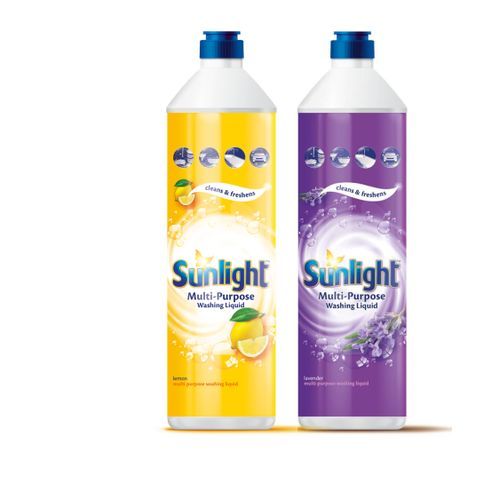 Multi-Purpose Washing Liquid Lavender + Lemon 1L Twin Pack