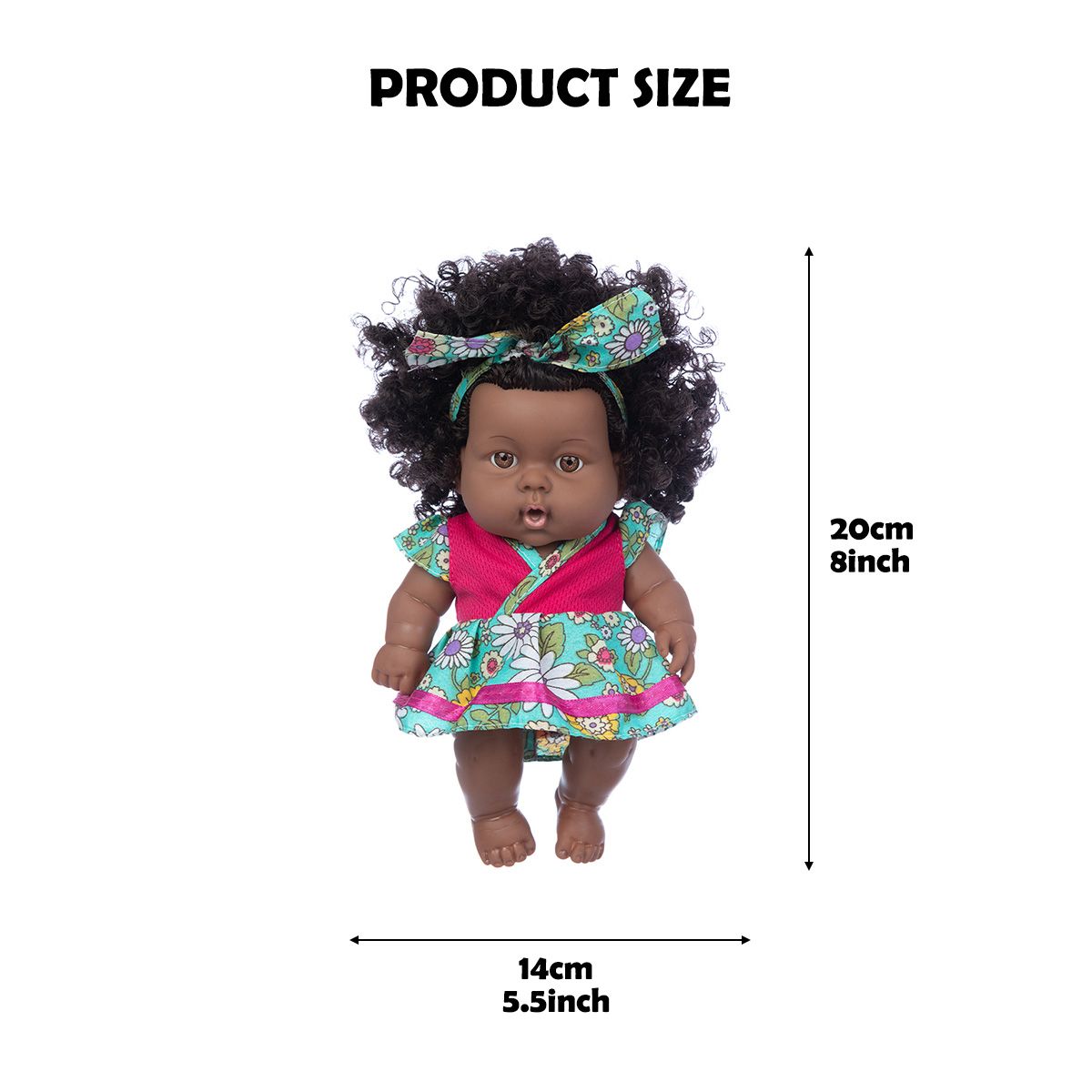 8 Inch Newborn Reborn Baby Doll Realistic Silicone Dolls