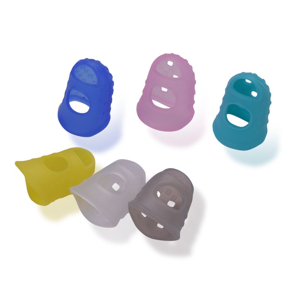 6pcs Guitar Silicone Finger Fingertip Protectors For Guitar