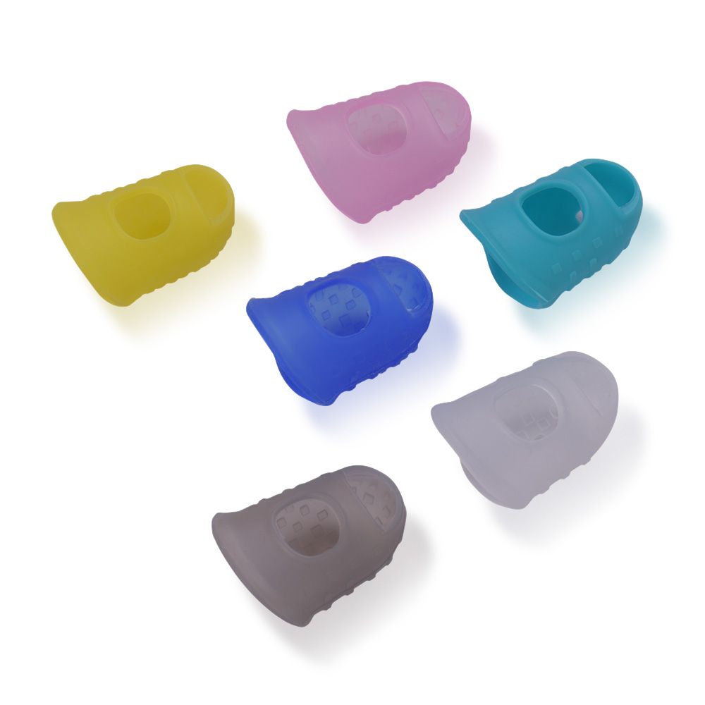 6pcs Guitar Silicone Finger Fingertip Protectors For Guitar