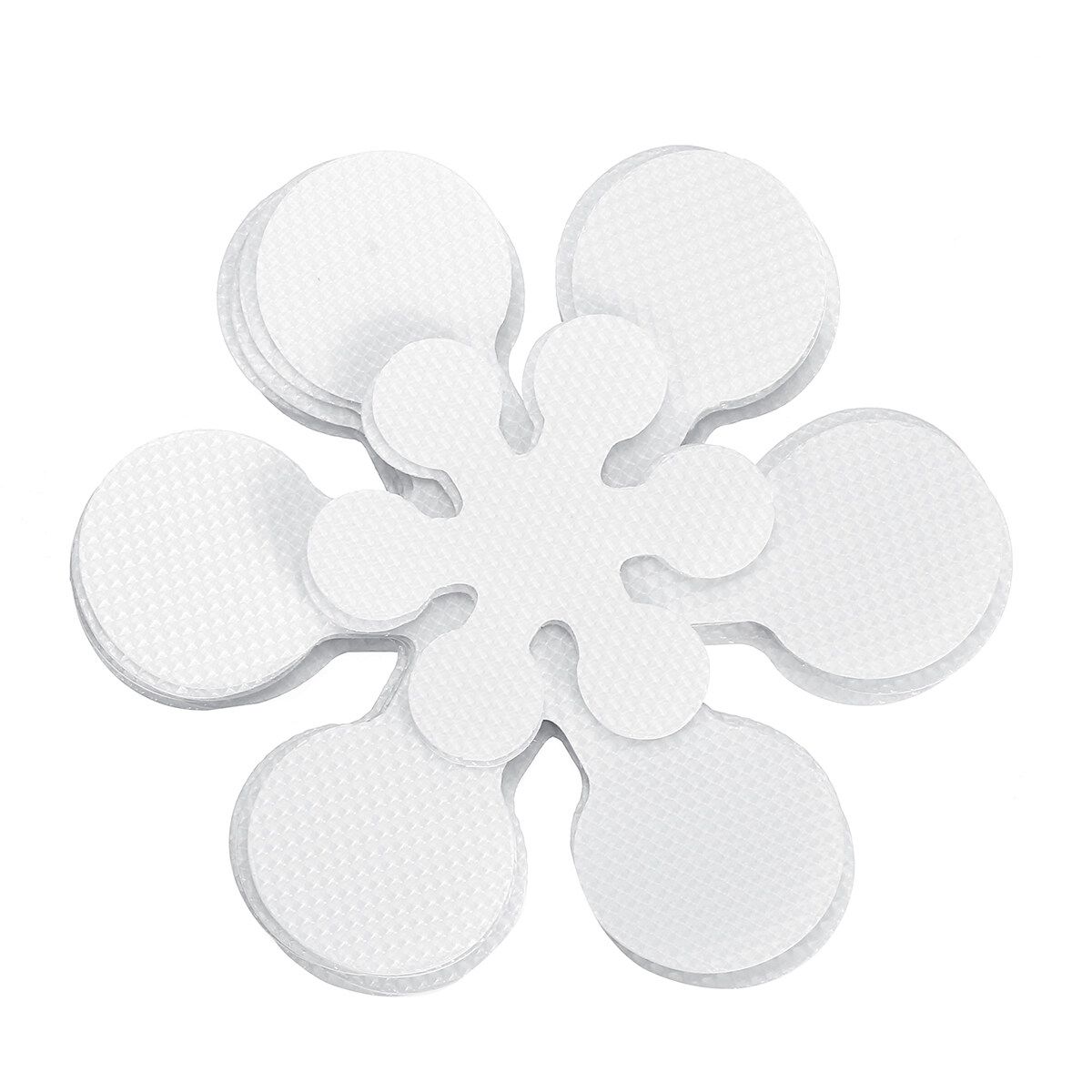 8Pcs Non-slip Stickers Bath Tub Tread Bathroom Shower Snowflake Style Anti Skid
