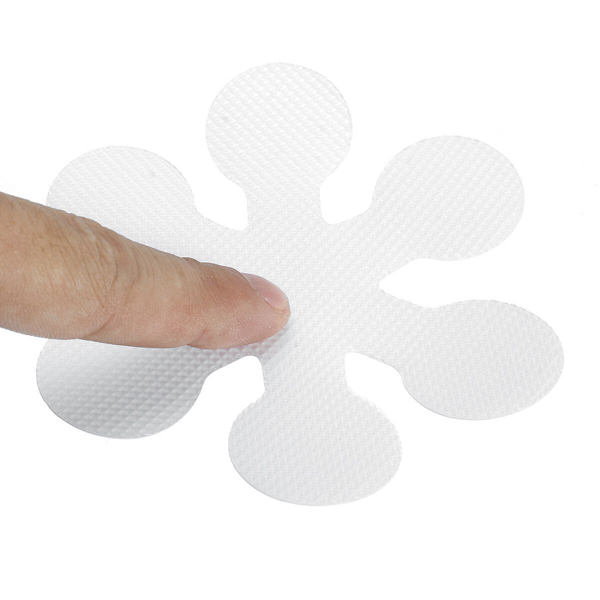 8Pcs Non-slip Stickers Bath Tub Tread Bathroom Shower Snowflake Style Anti Skid