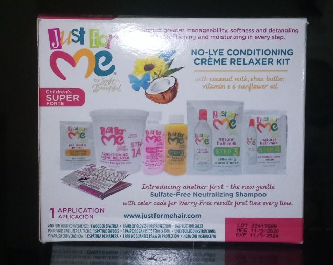No Lye  Conditioning Creme Relaxer Kit For Kids