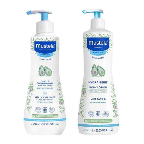 Baby Gentle Cleansing Gel, Hair & Body Wash (Duo Of 750ml)