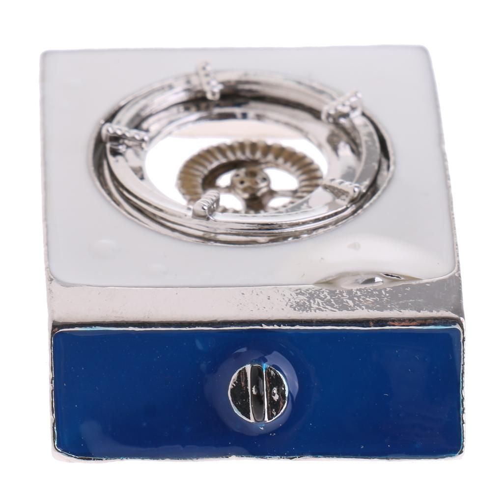Miniature Silver Metal Single Gas  Stove For Home