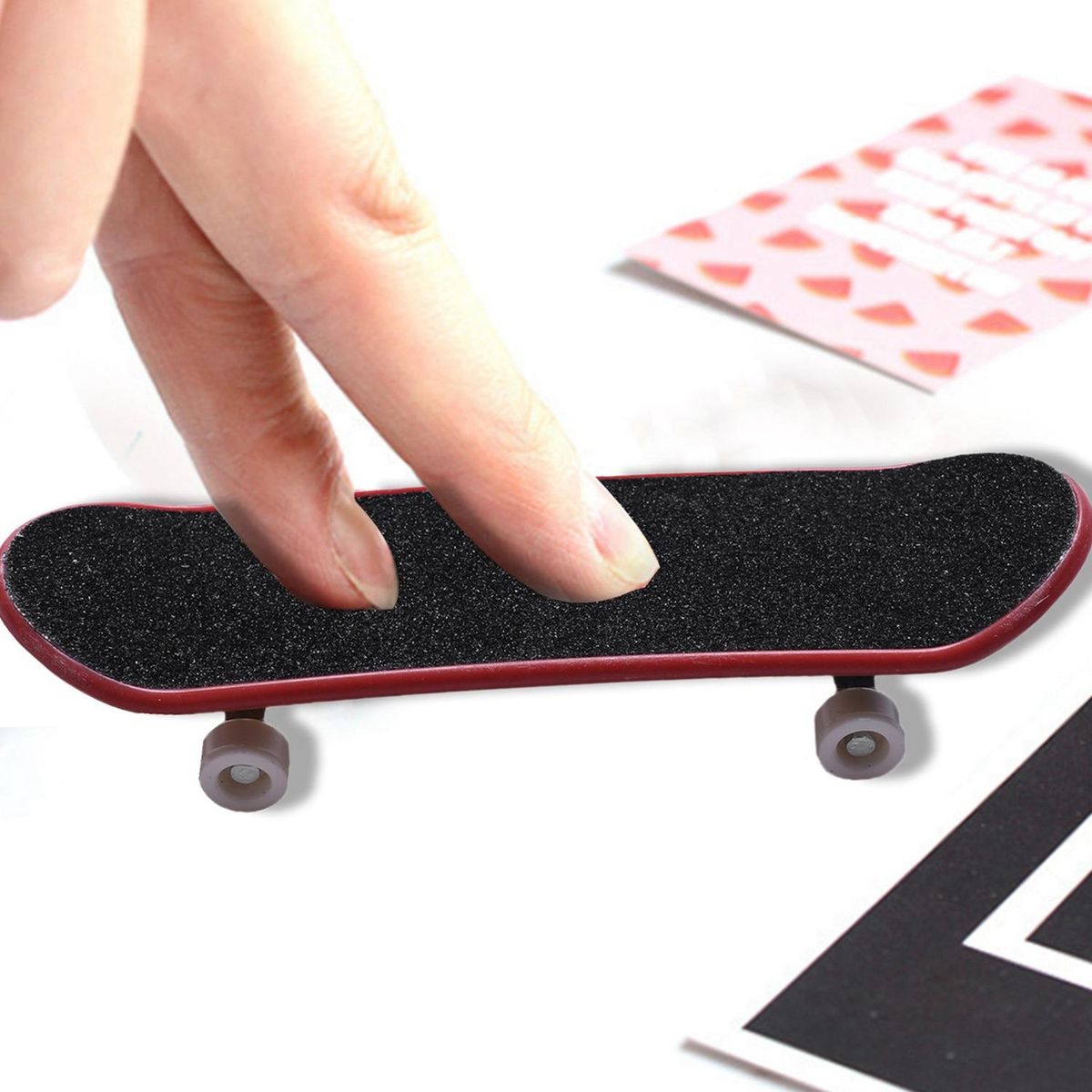 4 Pcs Professional Mini Fingerboards/ Finger Skateboard,