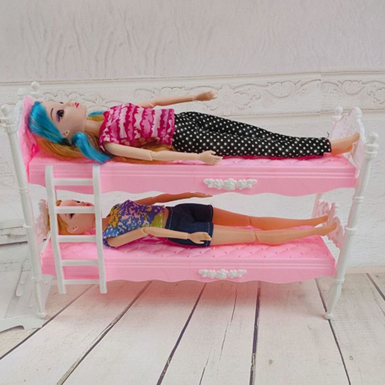 30cm Doll Children Play House Bed For Barbie Doll