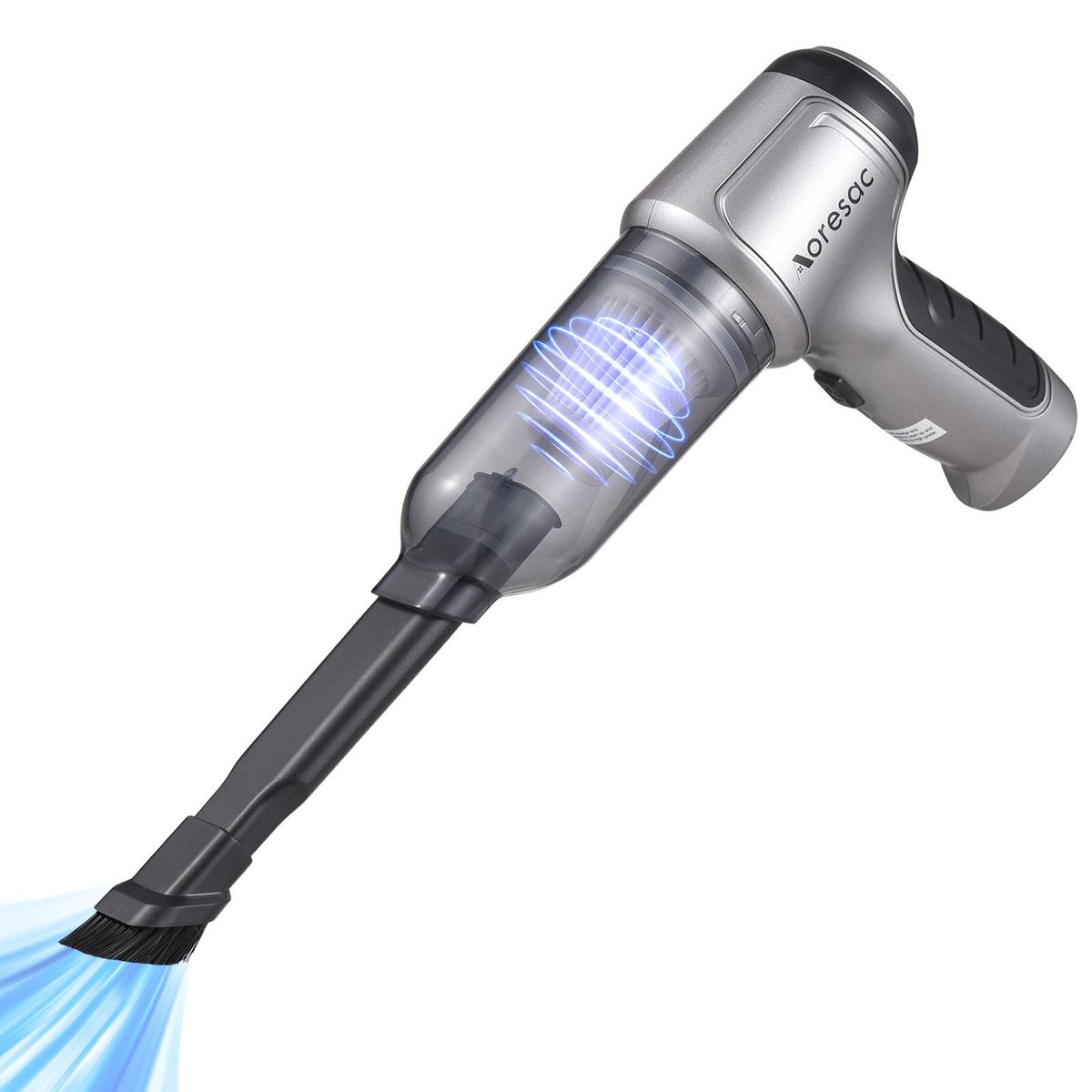 Aoresac Portable Handheld Vacuum Cleaner Mini Cordless Car Vacuum Cleaner Brusheless Motor 20000PA High Power 2-Level Suction Built-in Large Capacity Battery for Car Interior Home Office Pet Hair Cleaning