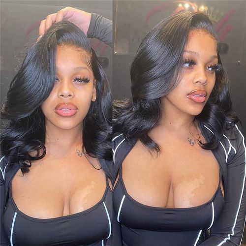 18 Inch Hair Lace Front Wave Wigs