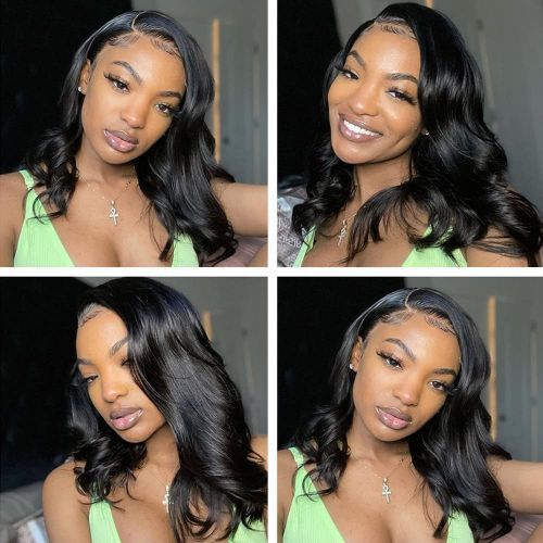18 Inch Hair Lace Front Wave Wigs