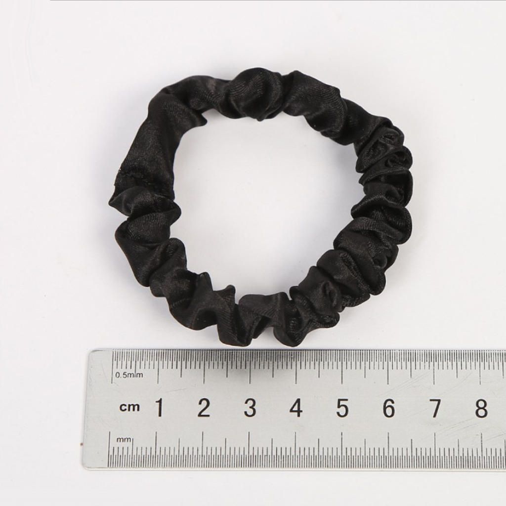 6pack Women Solid Hair Scrunchies Multicolor Rubber Hair Band Hair