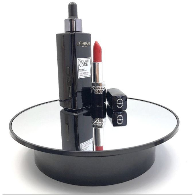 Mirror 360° Rotating Display Turntable 5kg Watch,Shoe,Phones