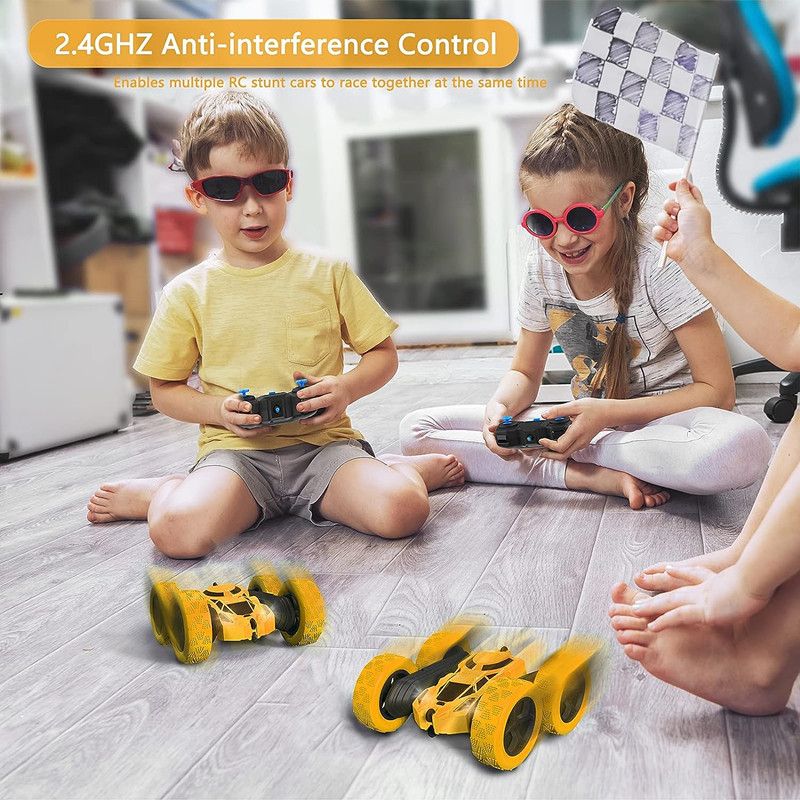 Remote Control Car Off-Road Racing Drift Vehicle Toy Yellow