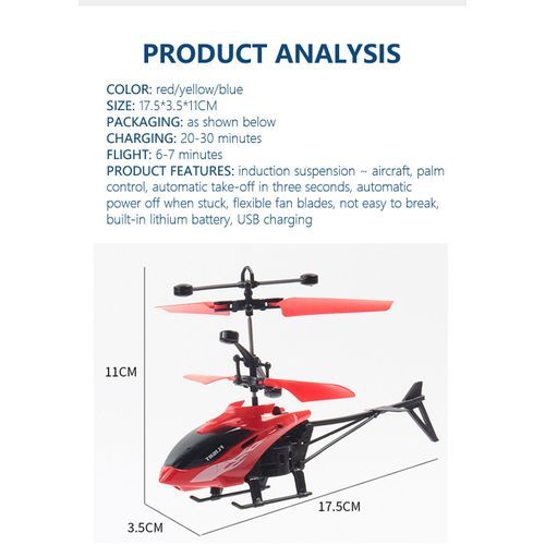 Helicopter Remote Control RC Toy Aircraft Plane Flight