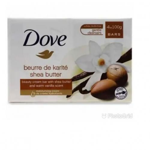 Shea Butter Beauty Bar Soap 4x100g Pack(4in1)