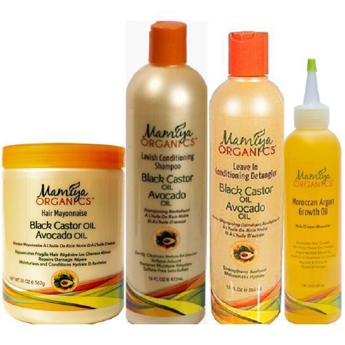 Black Castor  Shampoo, Condition Detangler, Mayonnaise, Growth Oil