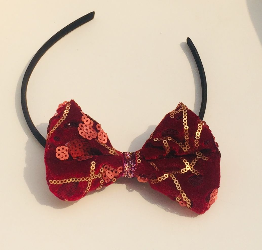 LADIES/GIRLS HAIR BAND HEADBAND- WINE