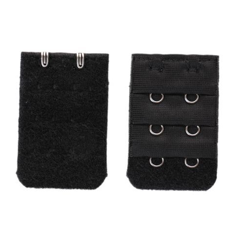 10 Pieces Elastic Bra Extenders Bra Strap Extension Black+Beige