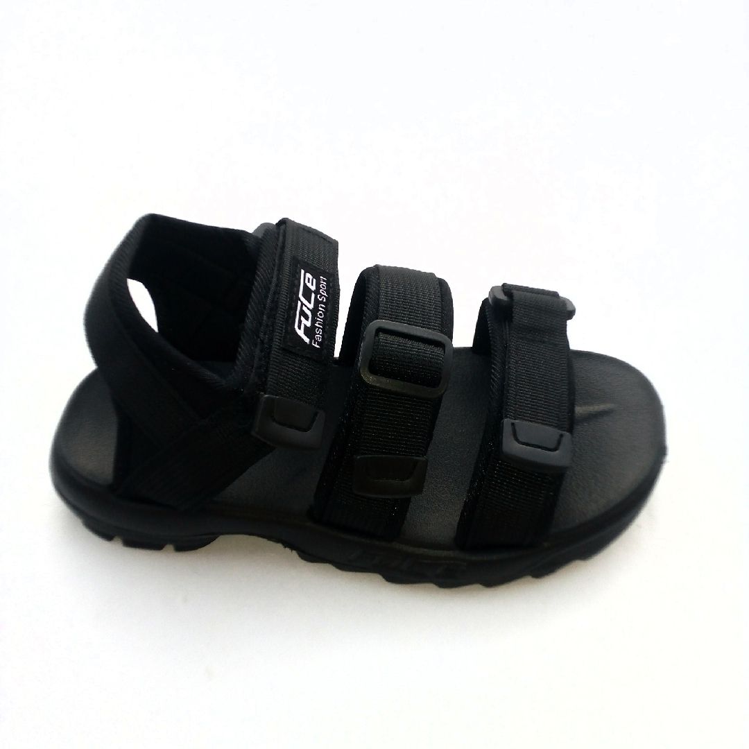 Boys Casual School Men Sandal-black