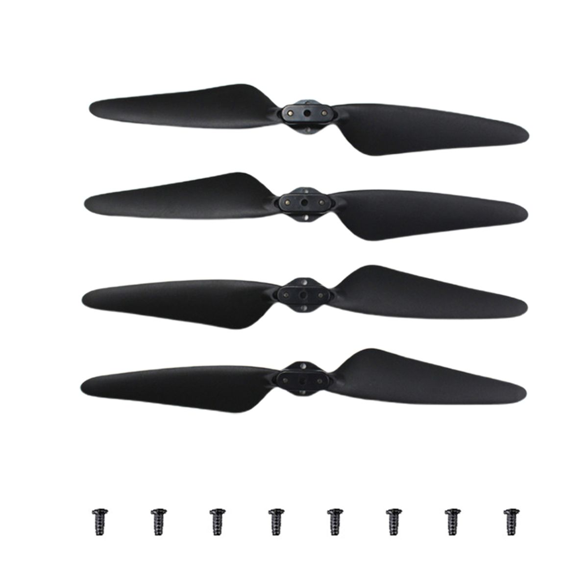 4Pcs Original Propellers Mini RC Drone Spare Original Propellers Black
