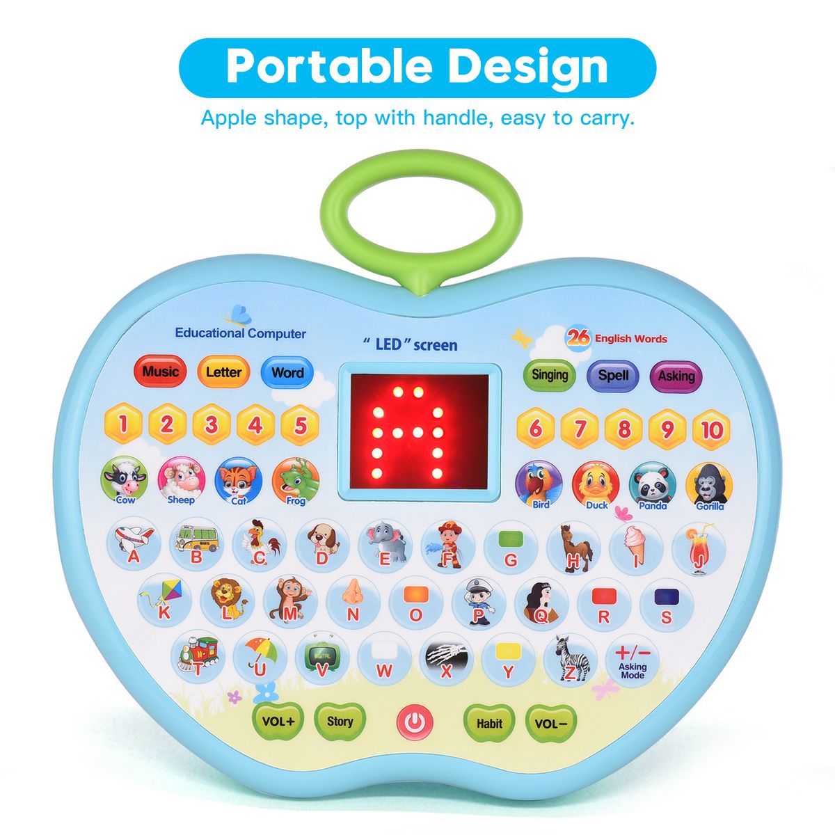 Early Educational Toy Learning Tablet Toddler Computer Toy