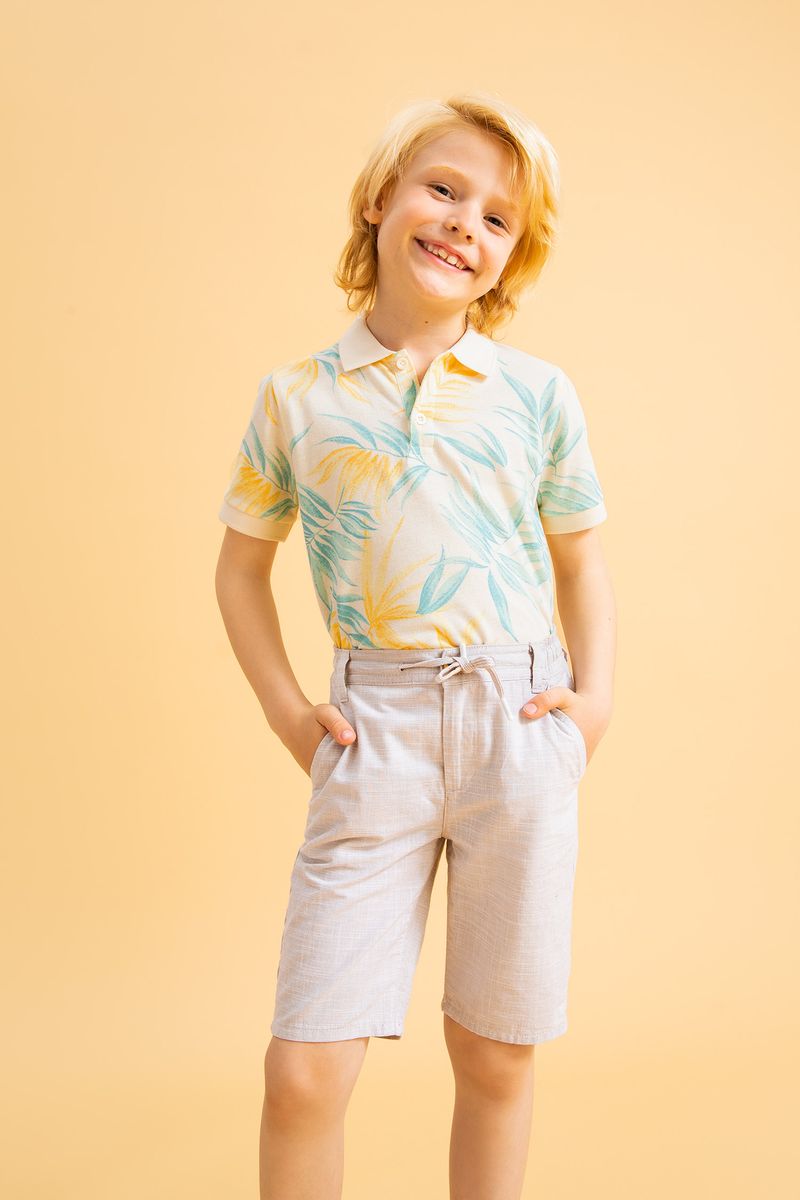 Boy Woven Short - Beige