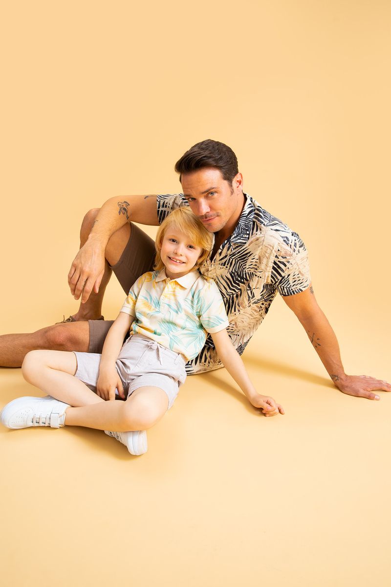 Boy Woven Short - Beige