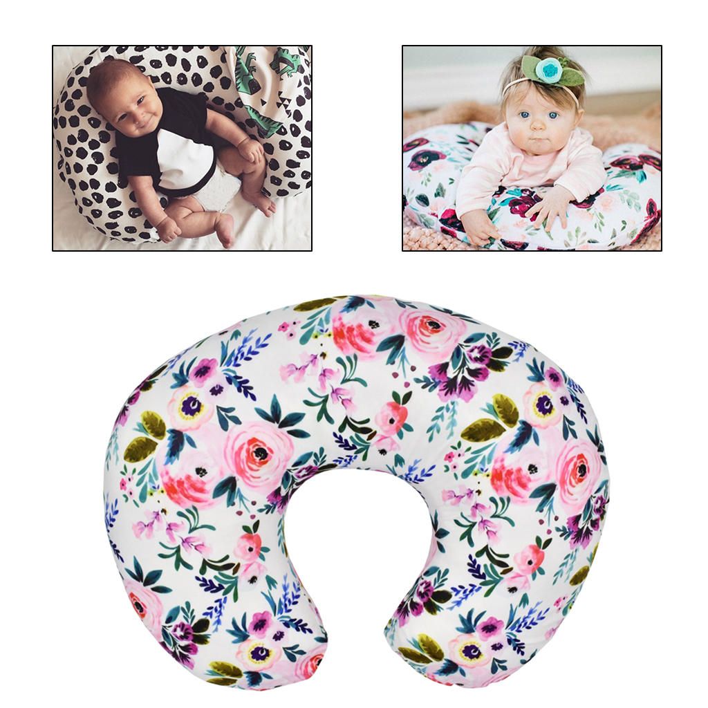Soft Polyester U Shape Pillow Cover Pregnancy Pillow Slipcover E