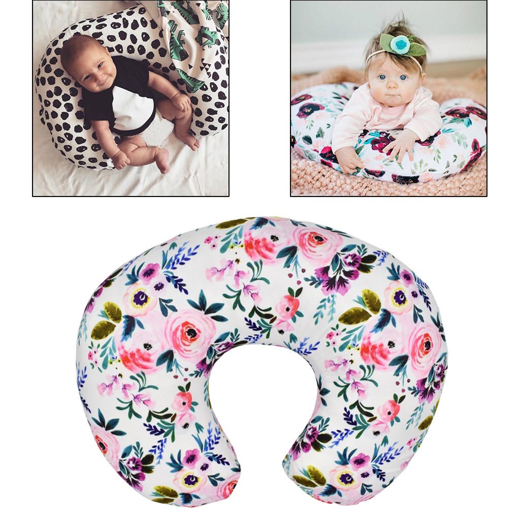 Soft Polyester U Shape Pillow Cover Pregnancy Pillow Slipcover E