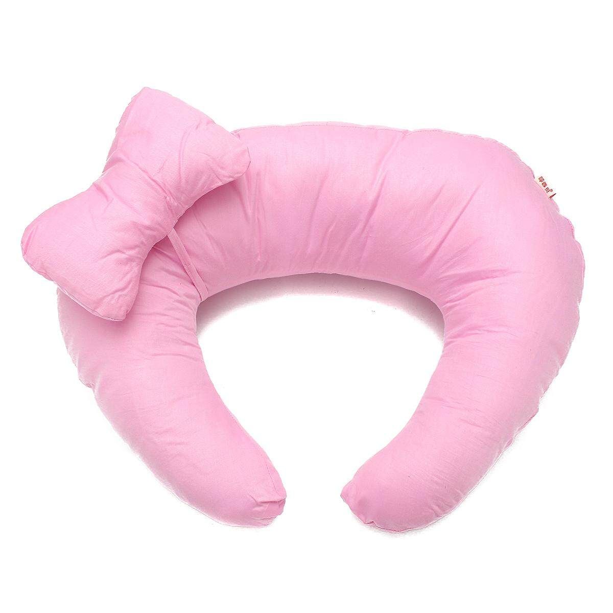 Newborn Baby Feeding Pillow U Maternity Pregnancy Nursing Cushion Light Pink Pure Light Powder