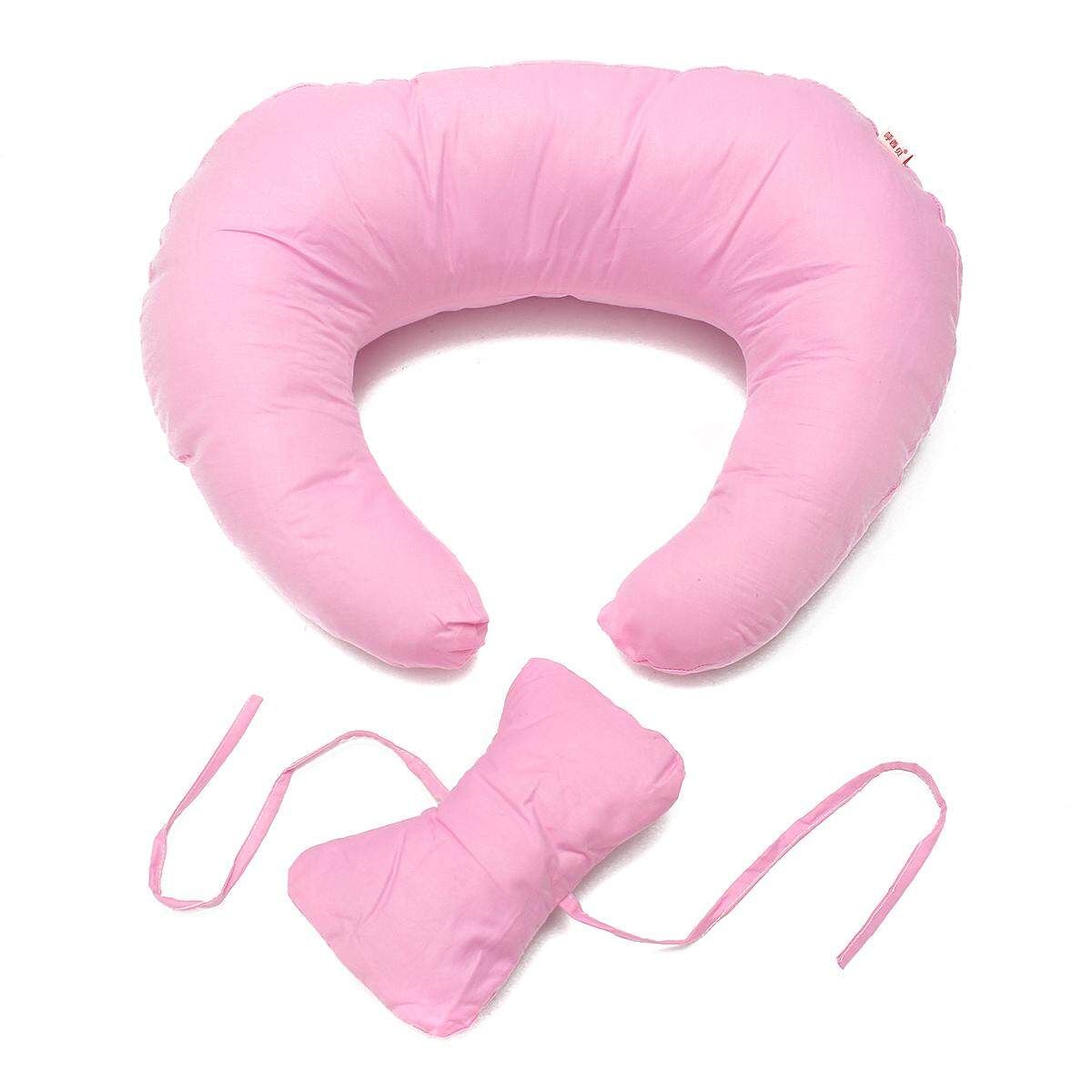 Newborn Baby Feeding Pillow U Maternity Pregnancy Nursing Cushion Light Pink Pure Light Powder