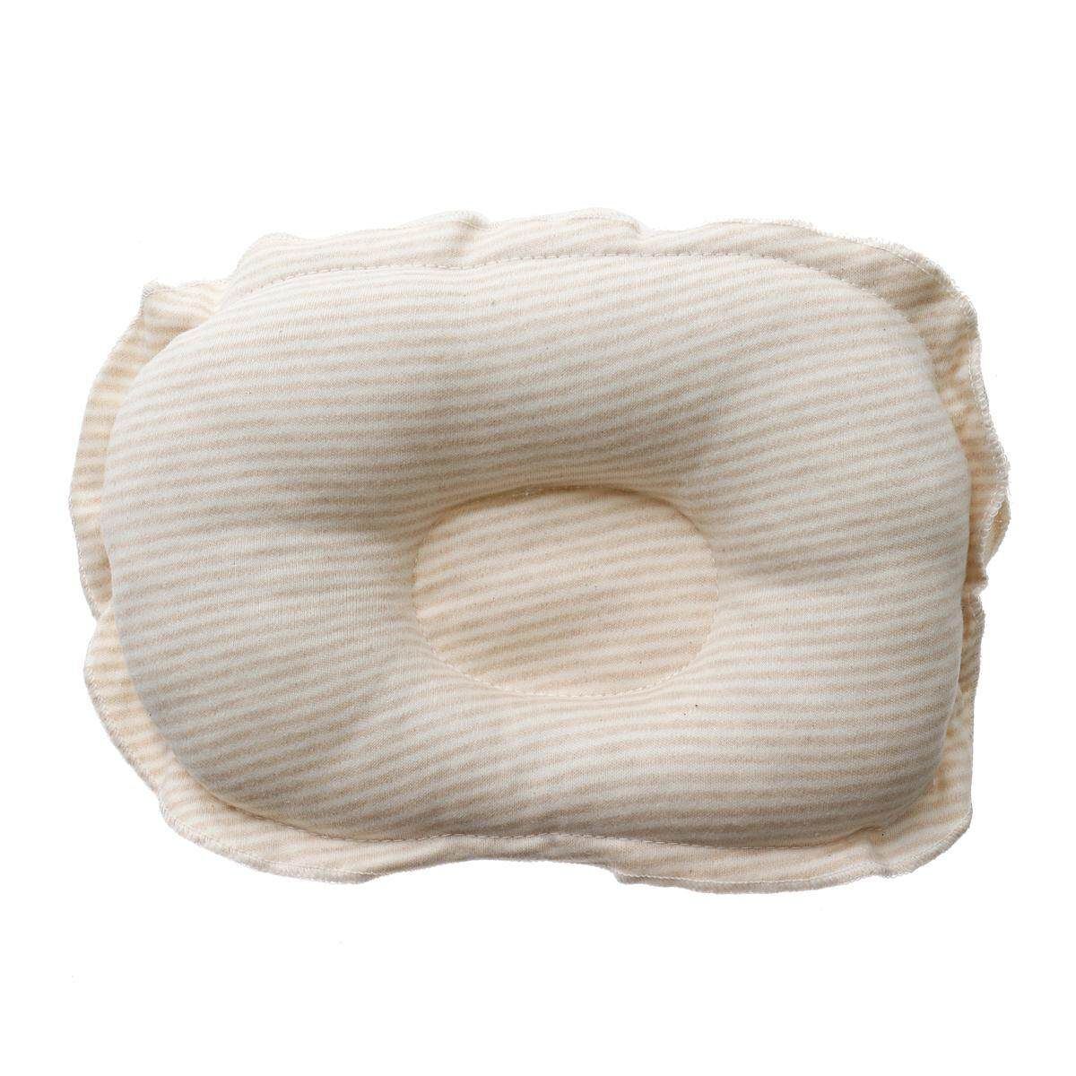 Infant Pillow Newborn Baby Sleeping Anti-Roll Prevent Head Neck Cushion Stripe