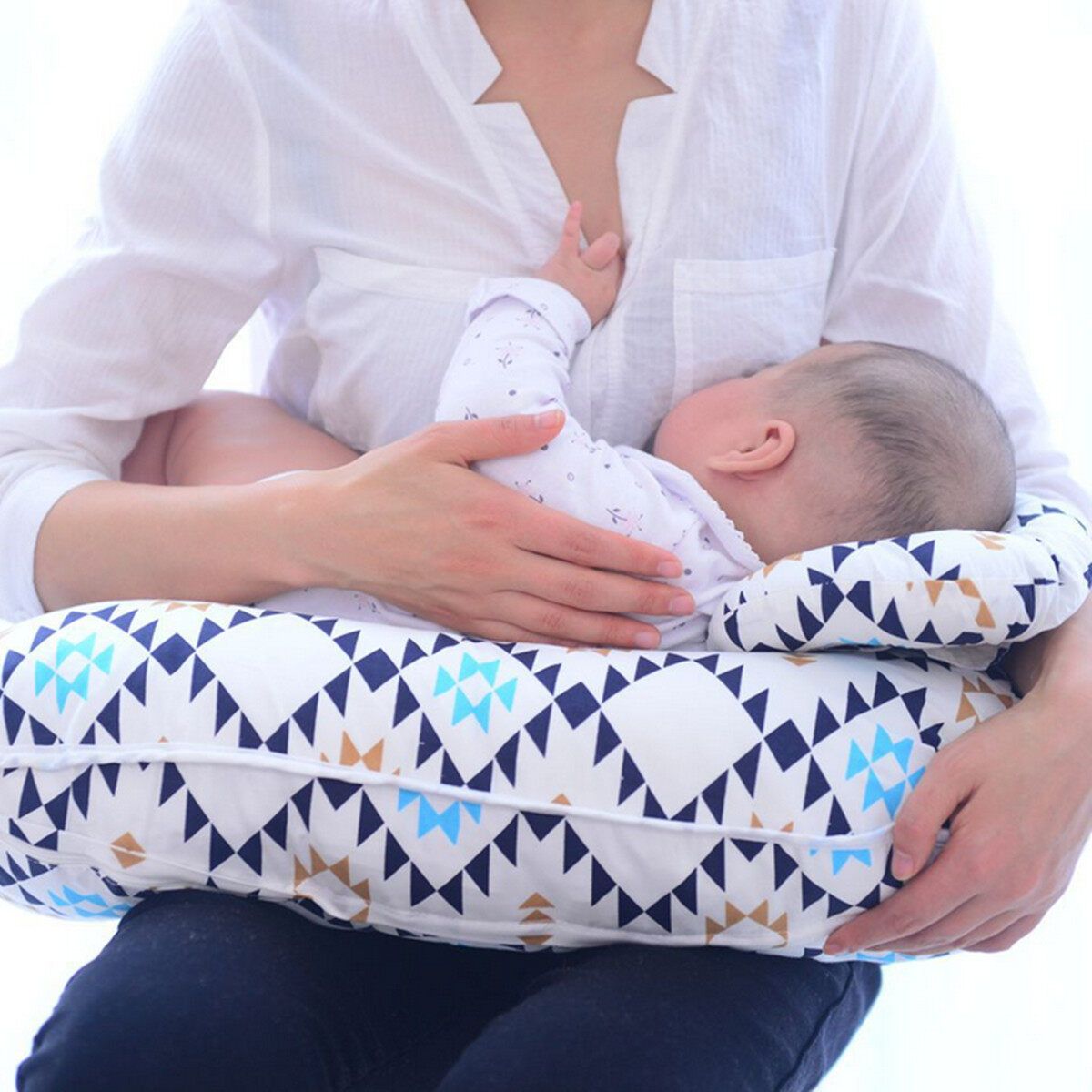 Detachable U-Shaped Maternity Breastfeeding Nursing Pillow Baby Newborn Black Cat Black Cat