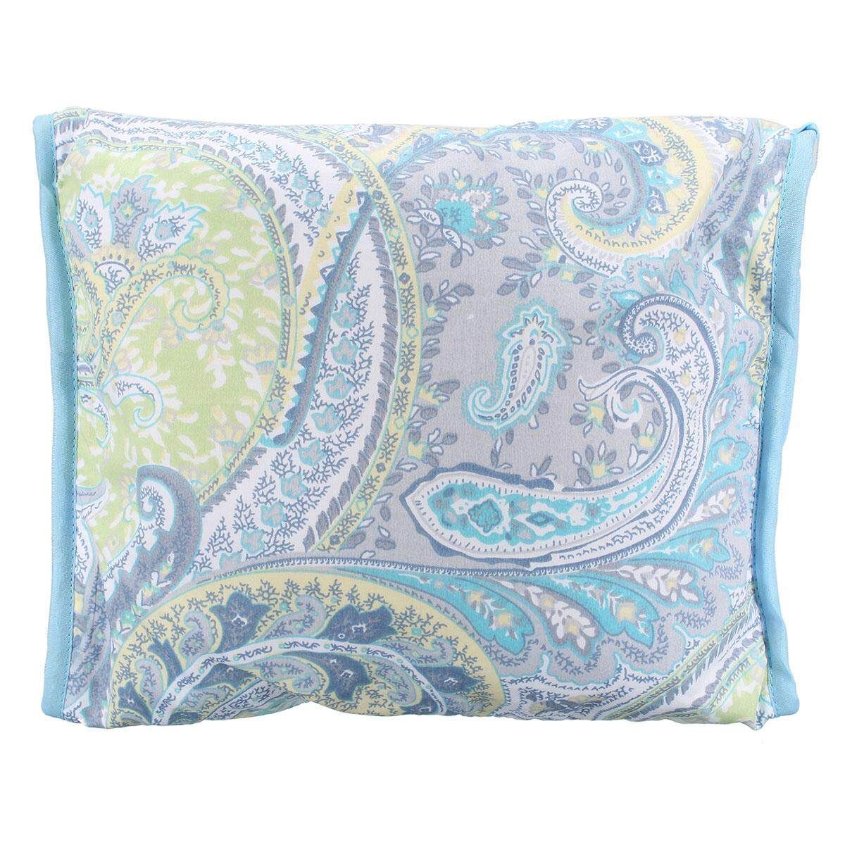 New Portable Handmade Travel Breastfeeding Nursing Bottle Arm Feeding Pillows Peacock Blue