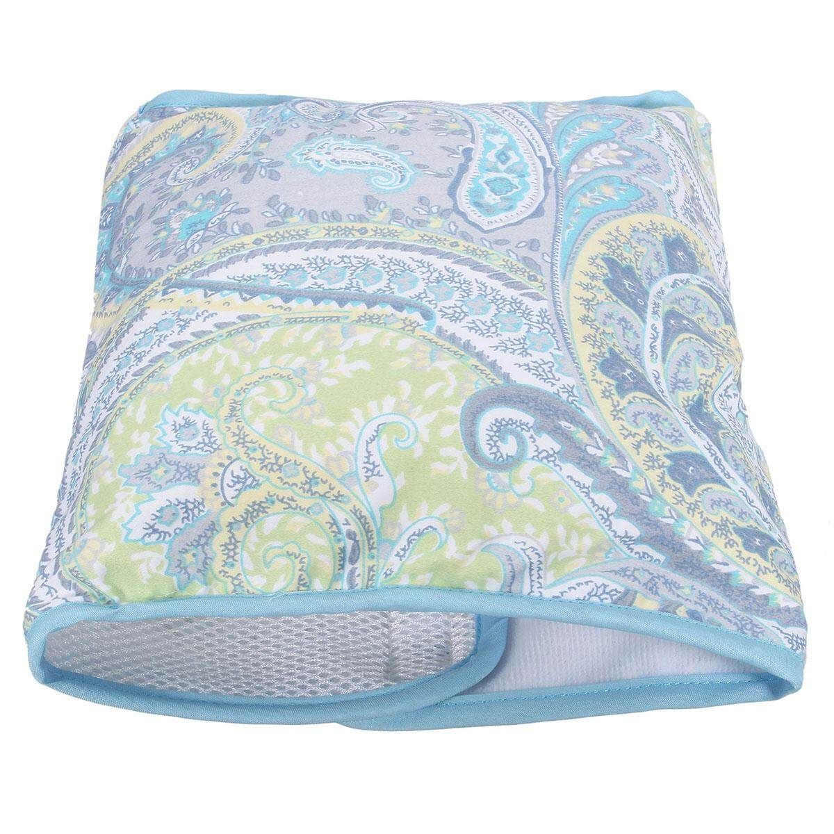 New Portable Handmade Travel Breastfeeding Nursing Bottle Arm Feeding Pillows Peacock Blue