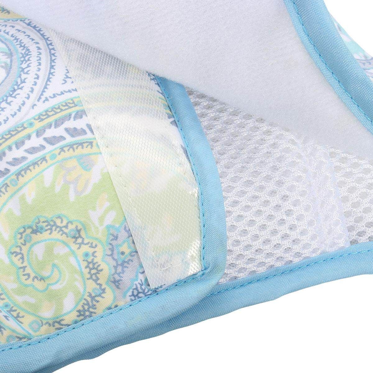 New Portable Handmade Travel Breastfeeding Nursing Bottle Arm Feeding Pillows Peacock Blue