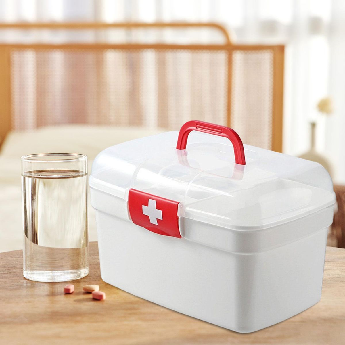 First Aid Kits Medical Box 8.66inchx5.51inchx5.31inch