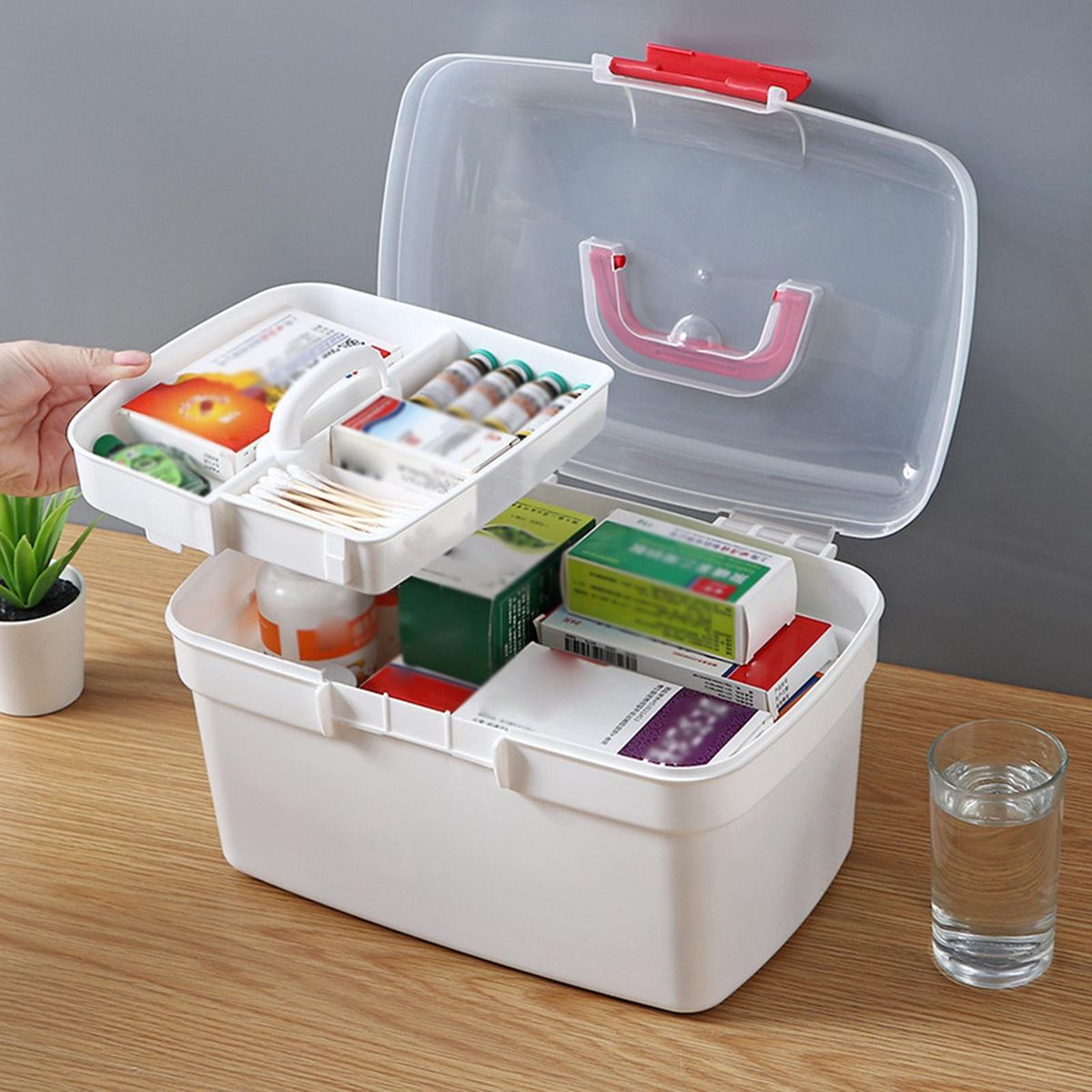 First Aid Kits Medical Box 8.66inchx5.51inchx5.31inch