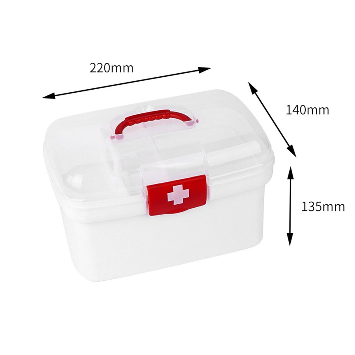 First Aid Kits Medical Box 8.66inchx5.51inchx5.31inch