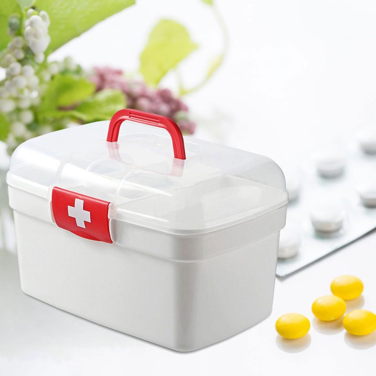 First Aid Kits Medical Box 8.66inchx5.51inchx5.31inch
