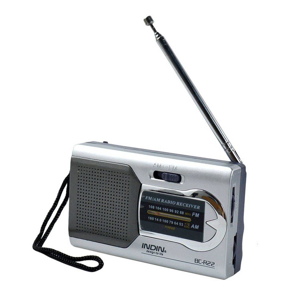 BC-R22 Pocket Portable Mini AM/FM Radio Speaker World Receiver