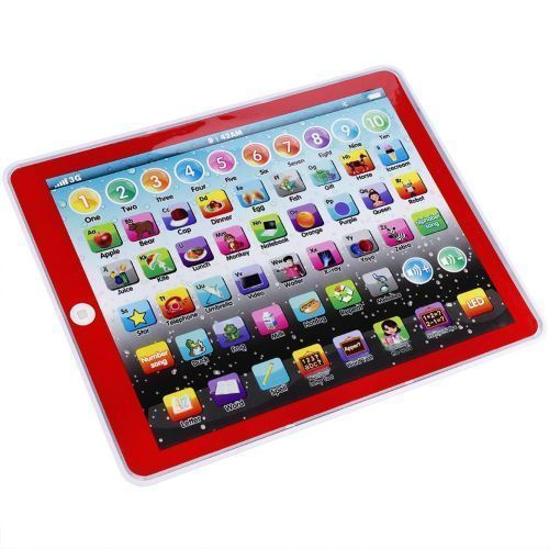 Kids  Toy Tablet Pad Electronic Preschool English Learning