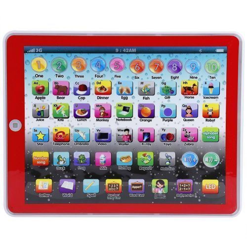 Kids  Toy Tablet Pad Electronic Preschool English Learning